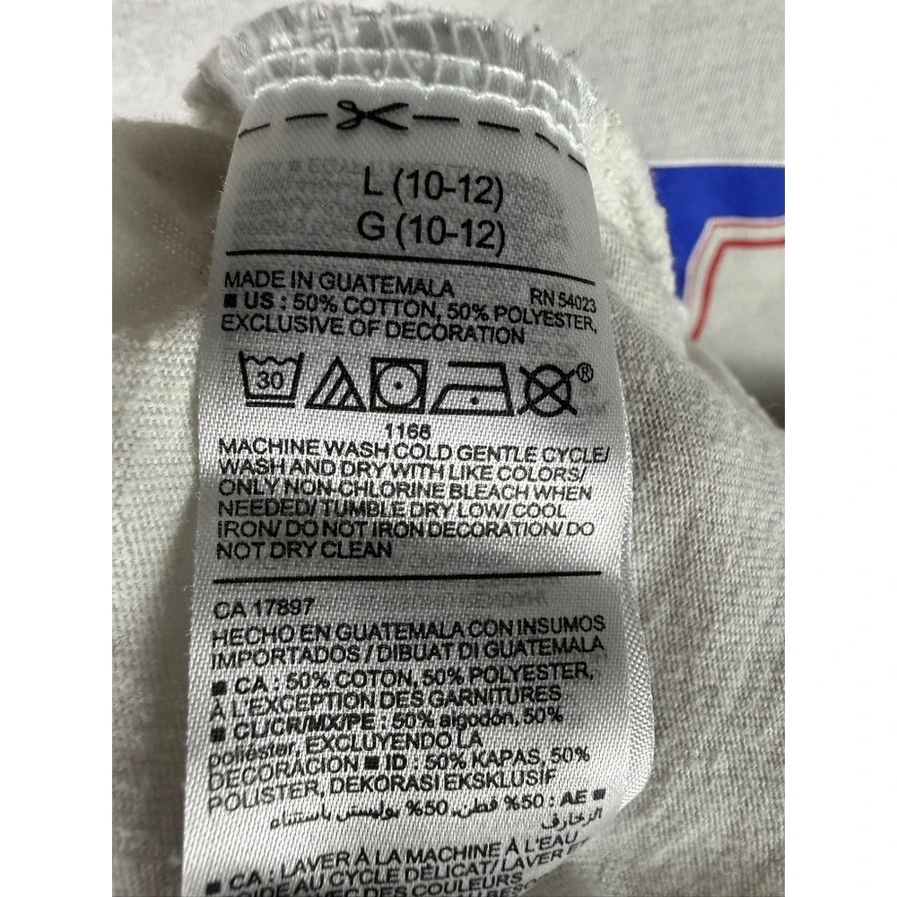 Old Navy Graphic‎ Tee Boys L 10-12 Easy As Pi Math Long Sleeve